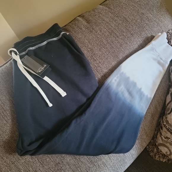 Rails Oakland Charcoal Dip Dye Sweatpants XL - Picture 5 of 6